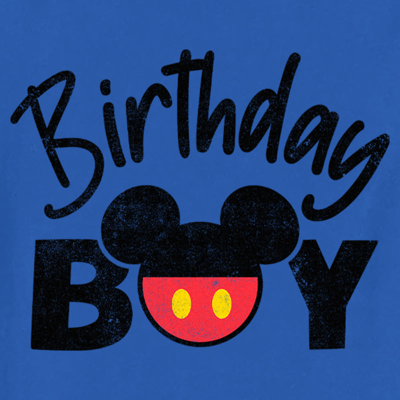 Toddler's Mickey & Friends Birthday Boy Mousey Silhouette T-Shirt