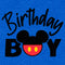 Men's Mickey & Friends Birthday Boy Logo T-Shirt