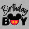 Boy's Mickey & Friends Birthday Boy Logo T-Shirt