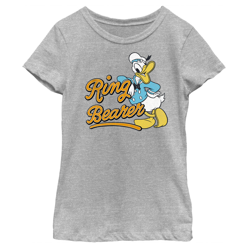 Girl's Mickey & Friends Retro Ring Bearer Donald T-Shirt