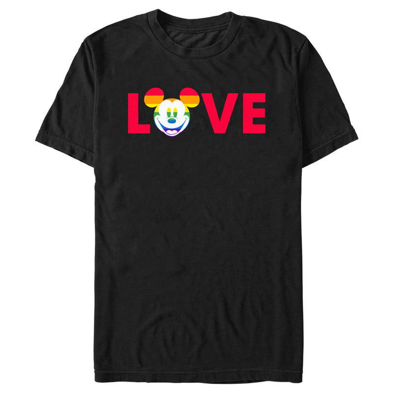 Men's Mickey & Friends Love Pride T-Shirt