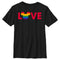 Boy's Mickey & Friends Mickey Mouse Love n Rainbows T-Shirt