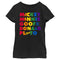 Girl's Mickey & Friends Rainbow Character Names T-Shirt