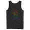 Men's Mickey & Friends Rainbow Mickey Mouse Outline Tank Top