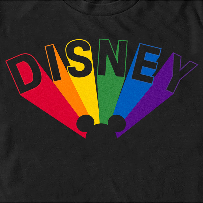 Men's Mickey & Friends Rainbow Ears Logo T-Shirt