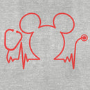 Women's Mickey & Friends Nurse Heartbeat T-Shirt