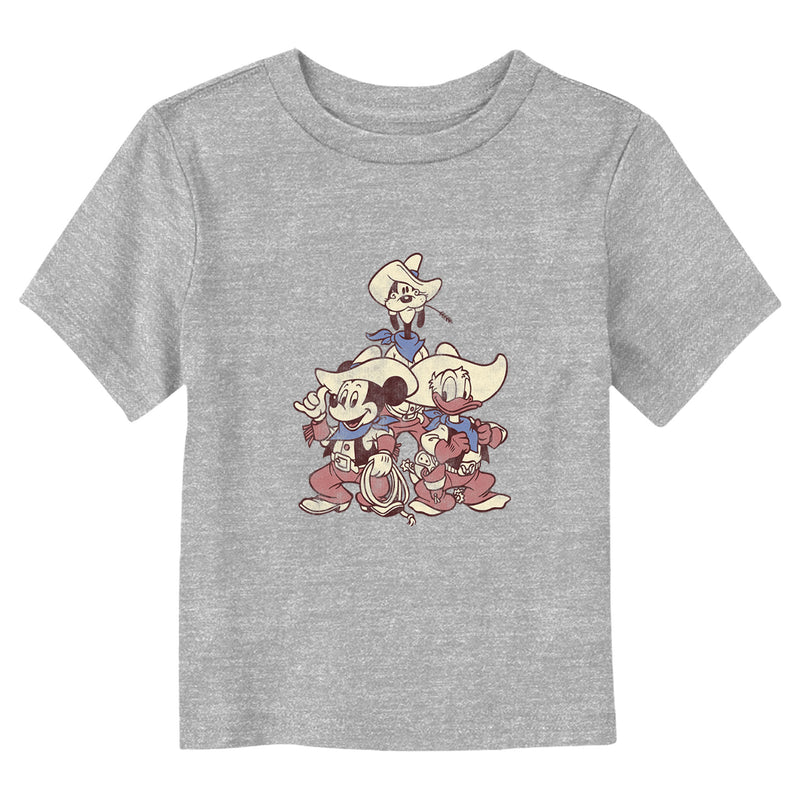 Toddler's Mickey & Friends Cowboy Trio T-Shirt