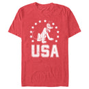 Men's Mickey & Friends Fourth of July USA Pluto T-Shirt