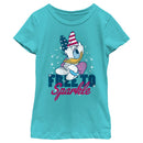 Girl's Mickey & Friends Daisy Duck Free To Sparkle T-Shirt