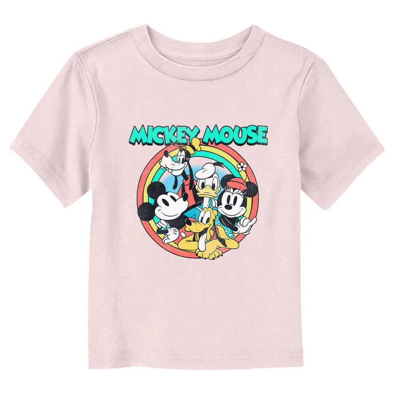 Toddler's Mickey & Friends Classic Group Circle T-Shirt