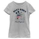 Girl's Mickey & Friends Distressed True Originals T-Shirt