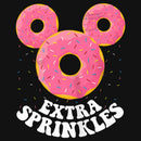 Girl's Mickey & Friends Mickey Mouse Extra Sprinkles Donut Silhouette T-Shirt