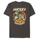 Men's Mickey & Friends Colorful Retro Squad T-Shirt