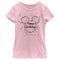 Girl's Mickey & Friends Happy Birthday Logo T-Shirt