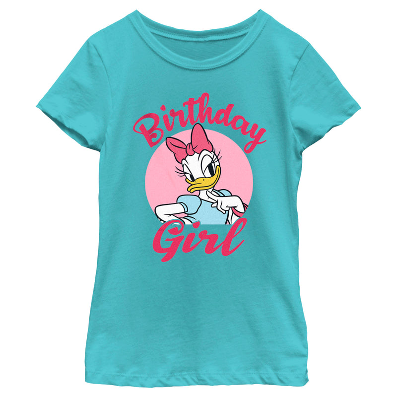 Girl's Mickey & Friends Birthday Girl Daisy T-Shirt