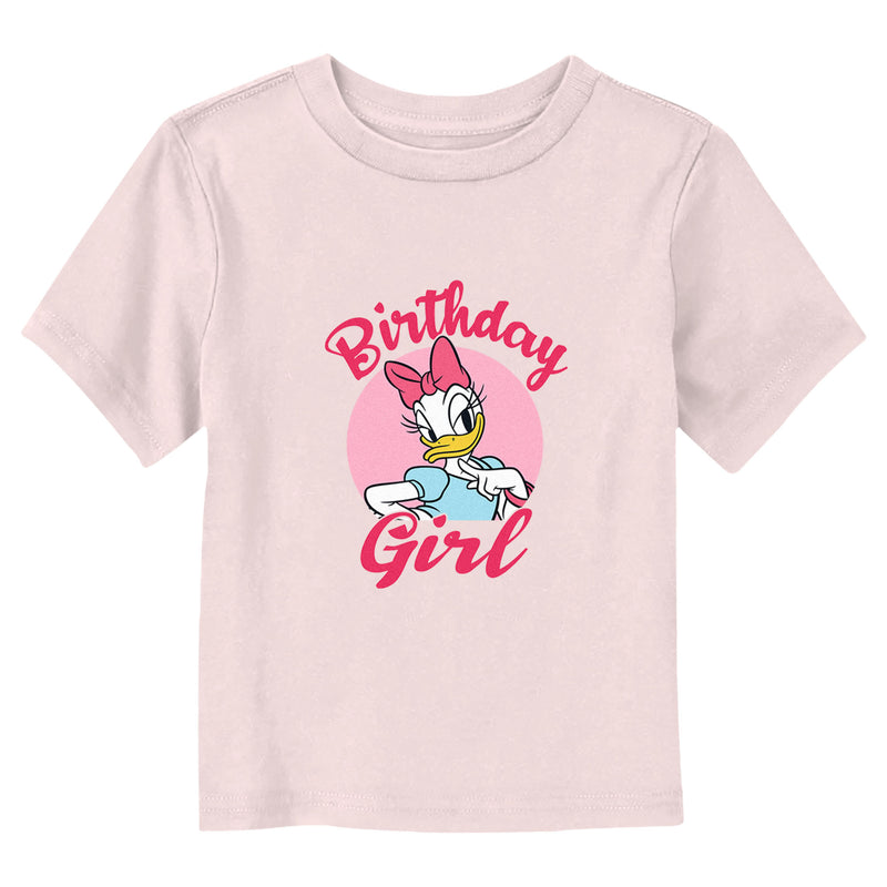 Toddler's Mickey & Friends Daisy Duck Birthday Girl T-Shirt