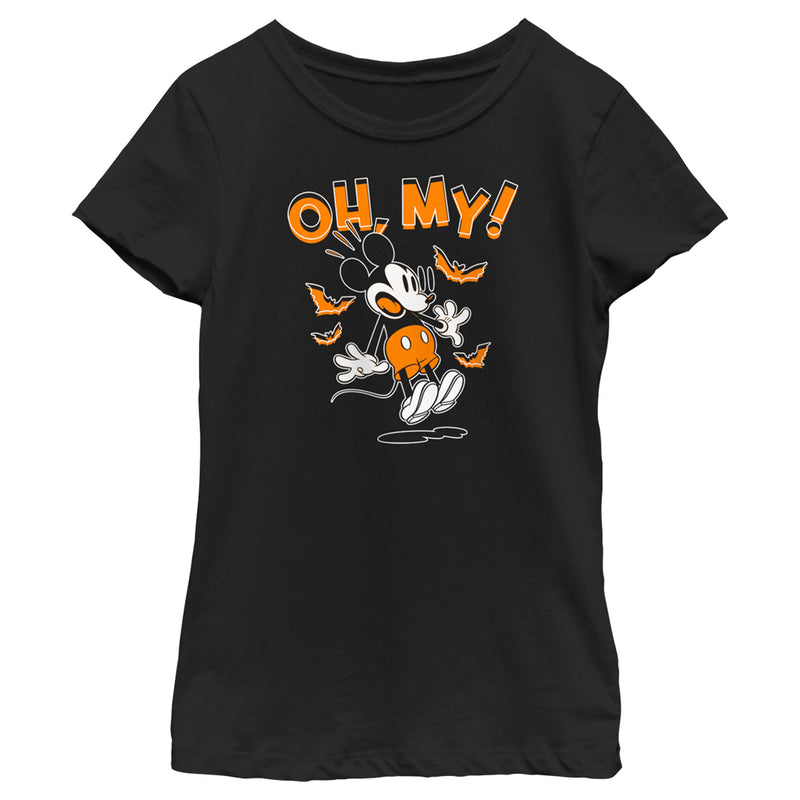 Girl's Mickey & Friends Mickey Halloween Oh My T-Shirt