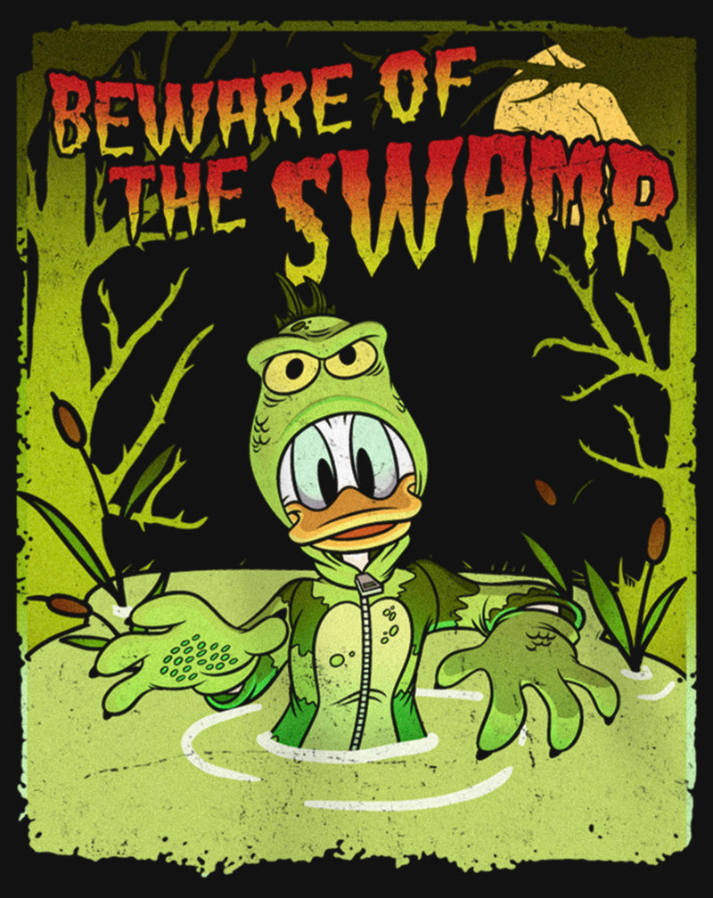 Girl's Mickey & Friends Donald Beware Of The Swamp T-Shirt