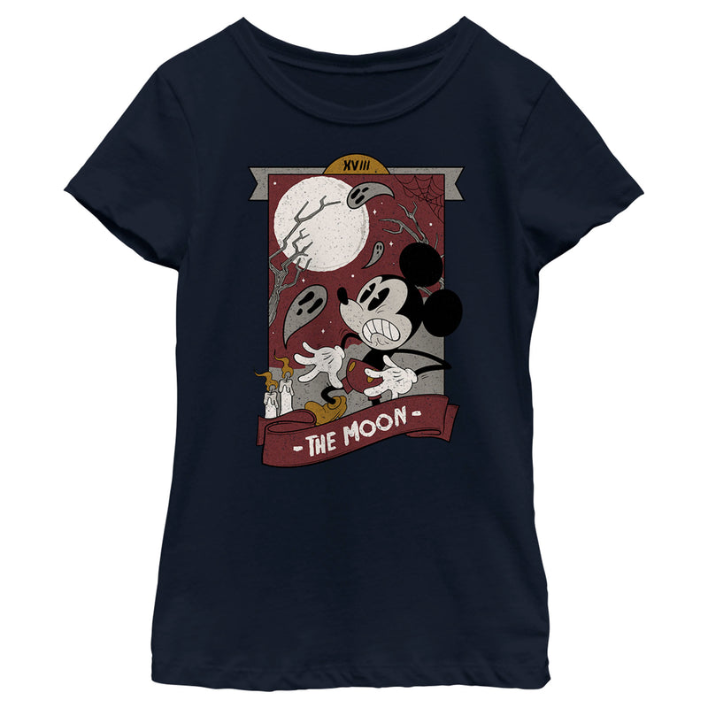 Girl's Mickey & Friends Mickey Mouse The Moon T-Shirt