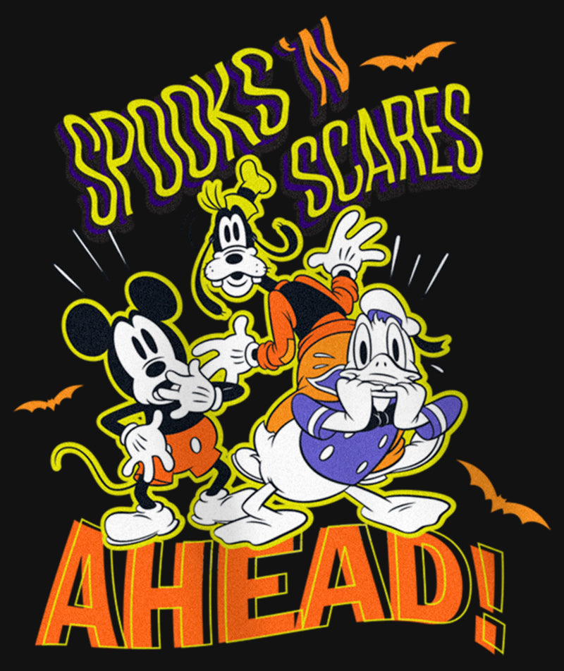 Girl's Mickey & Friends Spooks and Scares Ahead T-Shirt