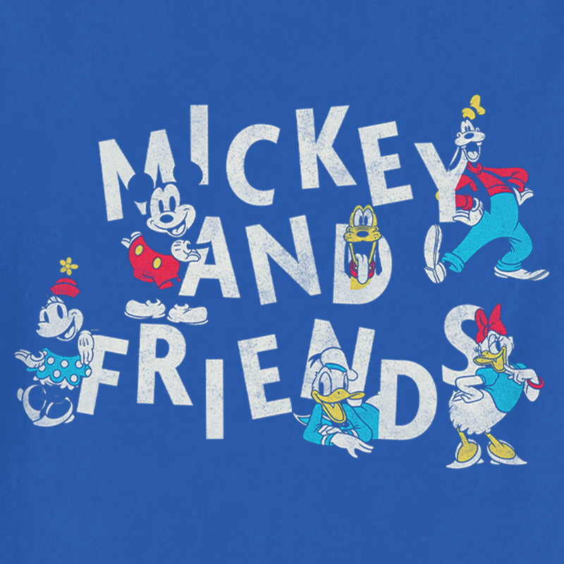 Toddler's Mickey & Friends Retro Original Group T-Shirt