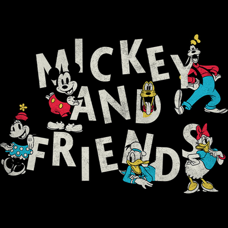 Toddler's Mickey & Friends Retro Original Group T-Shirt