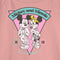 Junior's Mickey & Friends 80s Mickey and Minnie California Logo Sweatshirt