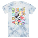 Men's Mickey & Friends Groovy Hearts and Smilies Logo T-Shirt