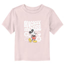 Toddler's Mickey & Friends Groovy Hearts and Flowers T-Shirt