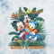 Junior's Mickey & Friends Ready For Adventure Tropical T-Shirt