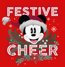 Girl's Mickey & Friends Mickey Mouse Festive Cheer T-Shirt