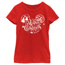 Girl's Mickey & Friends Mickey and Friends Mousey Christmas T-Shirt