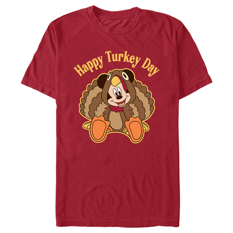 Men's Mickey & Friends Happy Turkey Day T-Shirt