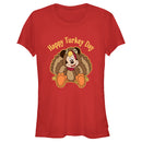 Junior's Mickey & Friends Happy Turkey Day T-Shirt