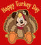 Boy's Mickey & Friends Mickey Mouse Happy Turkey Day T-Shirt