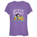 Junior's Mickey & Friends Easter Surprises Mousey and Pluto T-Shirt