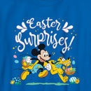 Boy's Mickey & Friends Easter Surprises Mousey and Pluto T-Shirt