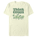 Men's Mickey & Friends Green Think Plant Lovers T-Shirt