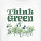 Junior's Mickey & Friends Green Think Plant Lovers T-Shirt