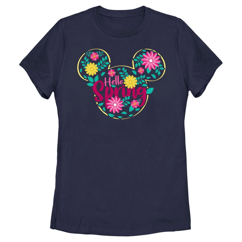 Women's Mickey & Friends Hello Spring Logo T-Shirt