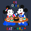 Junior's Mickey & Friends Eat More Couple Racerback Tank Top