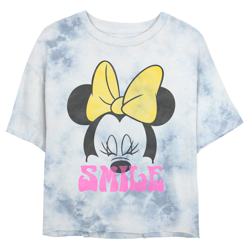 Junior's Minnie Mouse Smile Portrait T-Shirt