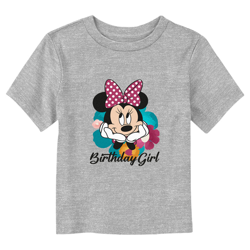 Toddler's Minnie Mouse Birthday Girl Minnie T-Shirt