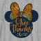 Boy's Minnie Mouse Give Thanks Fall Silhouette T-Shirt