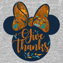 Women's Minnie Mouse Give Thanks Fall Silhouette T-Shirt