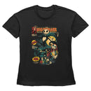 Women's The Nightmare Before Christmas Jack and Sally Comic Cover T-Shirt