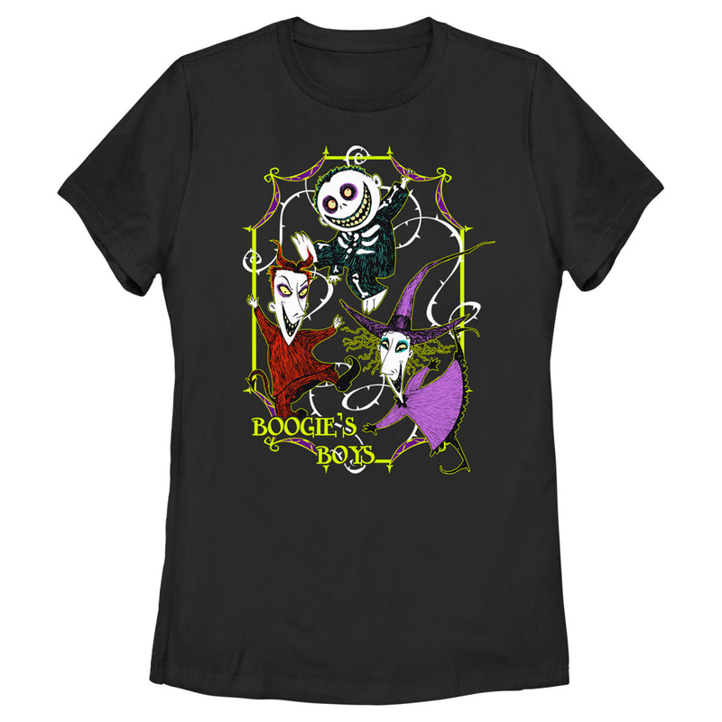 Women's The Nightmare Before Christmas Boogie's Boys Crew T-Shirt