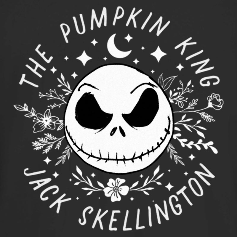 Junior's The Nightmare Before Christmas The Pumpkin King Face T-Shirt