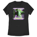 Women's The Nightmare Before Christmas Oogie Boogie Retro Glitch T-Shirt