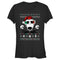 Junior's The Nightmare Before Christmas Ugly Christmas Jack Portrait T-Shirt
